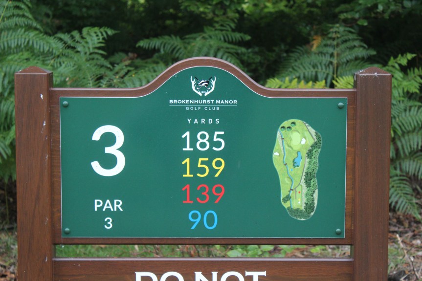 3rd Hole @BrokenhurstGC – Too many&nbsp;clubs